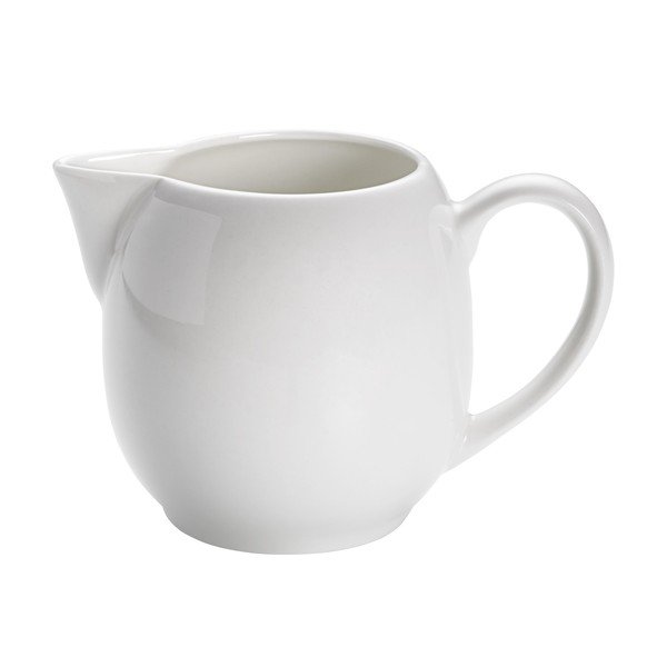 Iš porceliano  pieno ąsotis baltos spalvos 300 ml Basic – Maxwell & Williams