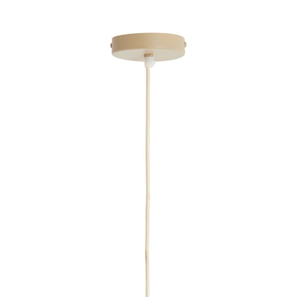 Kreminės spalvos kabantis šviestuvas su tekstiliniu gaubtu Esmiria – Light & Living-image-3