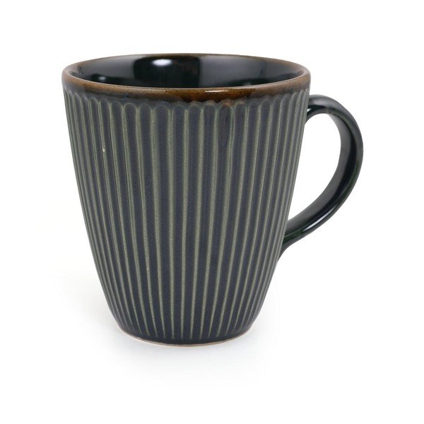 Puodeliai tamsiai žalios spalvos iš keramikos 6 vnt. 0.3 l – Hermia-image-2