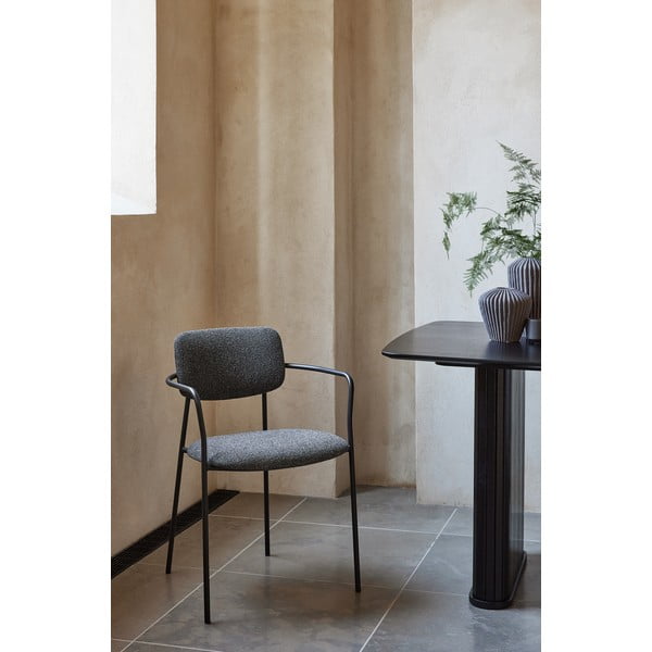 Valgomojo kėdė tamsiai pilkos spalvos Zama – Unique Furniture-image-1