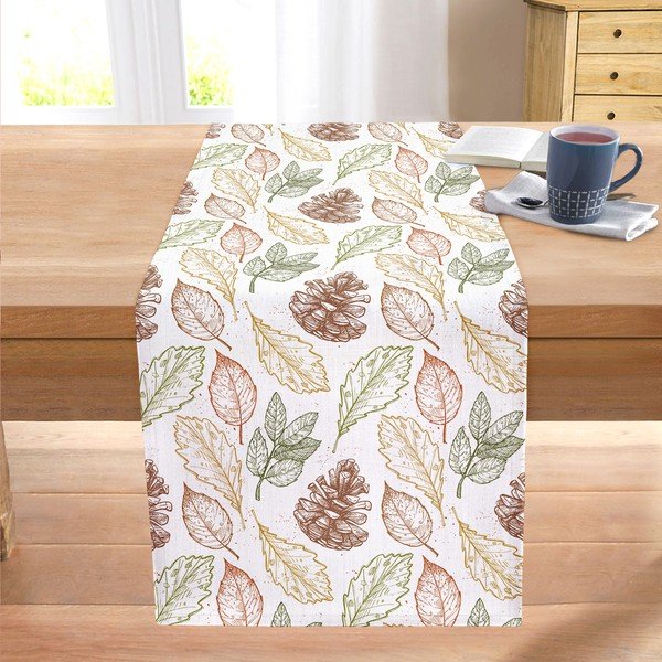 Stalo takelis 40x130 cm Leaves Mix – Mila Home-image-1