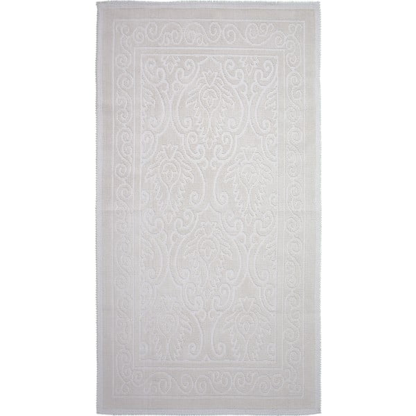 Kreminės spalvos medvilninis kilimas Vitaus Osmanli, 60 x 90 cm