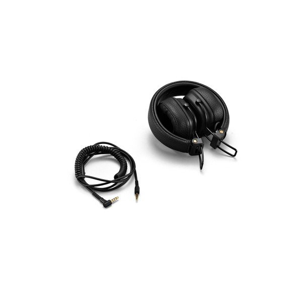 Juodos "Bluetooth" ausinės "Marshall Major III-image-2