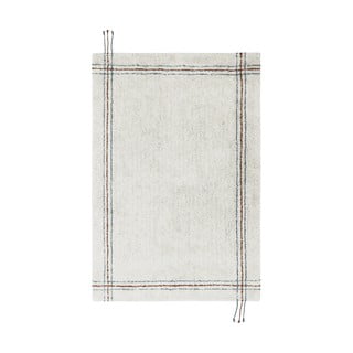 Skalbiamas/rankų darbo iš medvilnės kilimas kreminės spalvos 90x130 cm Cuisine Natural – Lorena Canals
