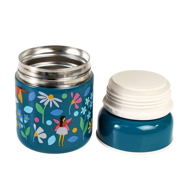 Mėlynos spalvos maistui/vaikams termosas 280 ml Fairies in the Garden – Rex London-image-1