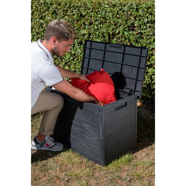 Antracito spalvos sodo daiktadėžė Woodys – Toomax-image-1