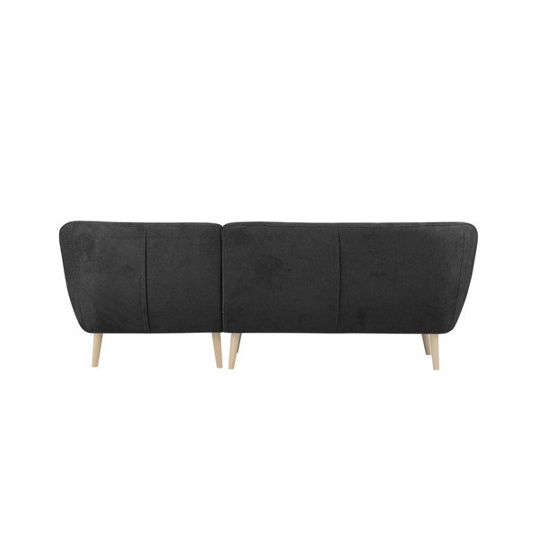Tamsiai pilka sofa Mazzini Sofas Sicile, kampas dešinėje-image-2