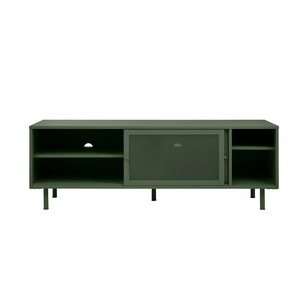 Iš metalo TV spintelė tamsiai žalios spalvos 160x55 cm Veep – Unique Furniture-image-2