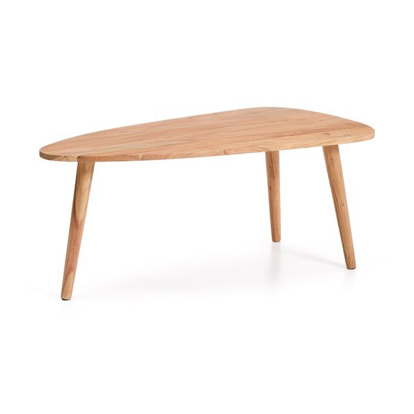 Natūralios spalvos iš akacijos masyvo kavos staliukas 60x110,5 cm Duvani – Kave Home-image-2