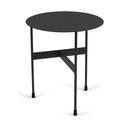 Iš metalo apvalios formos šoninis stalas ø 40 cm Mira – Spinder Design