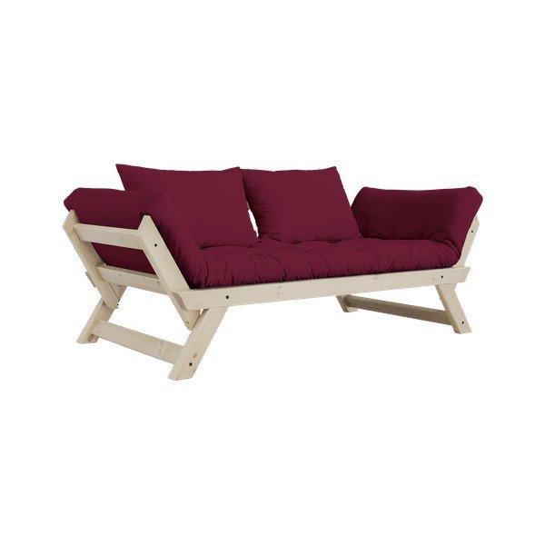Išlankstoma sofa Karup Design Bebop Natural Clear/Bordeaux-image-3