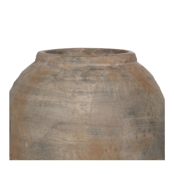 Rudos spalvos iš keramikos aukšta vaza (aukštis 49 cm) Antigo – Ixia-image-4