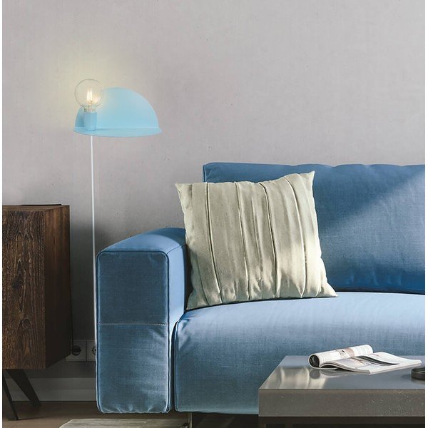 Mėlynas sieninis šviestuvas su lentyna Homemania Decor Shelfie-image-4