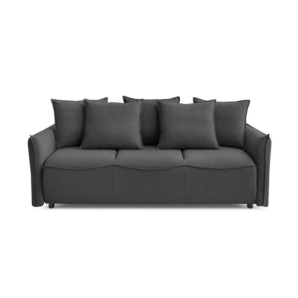 Sulankstoma sofa tamsiai pilkos spalvos 226 cm Leon – Bobochic Paris