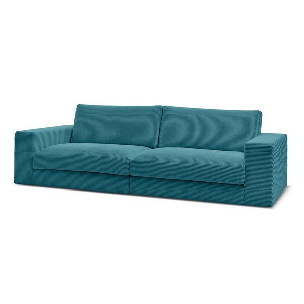 Mėlynos spalvos iš kordinio velveto sofa 274 cm Leonard – Bobochic Paris-image-3