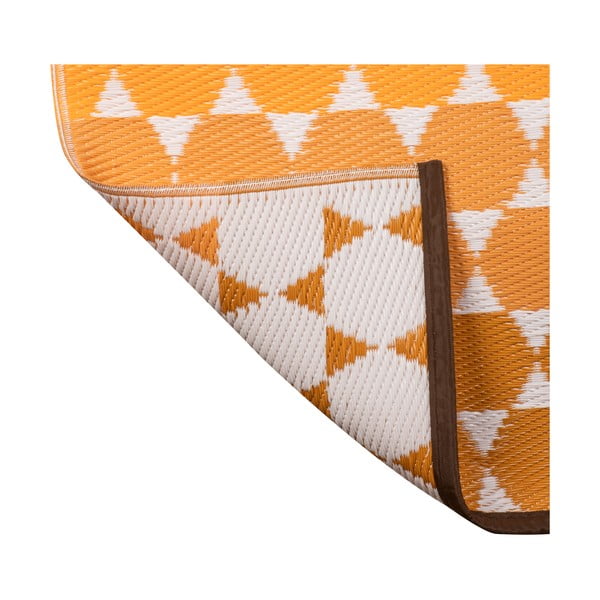 Oranžinis lauko kilimas Green Decore Hexagon, 90 x 150 cm-image-3