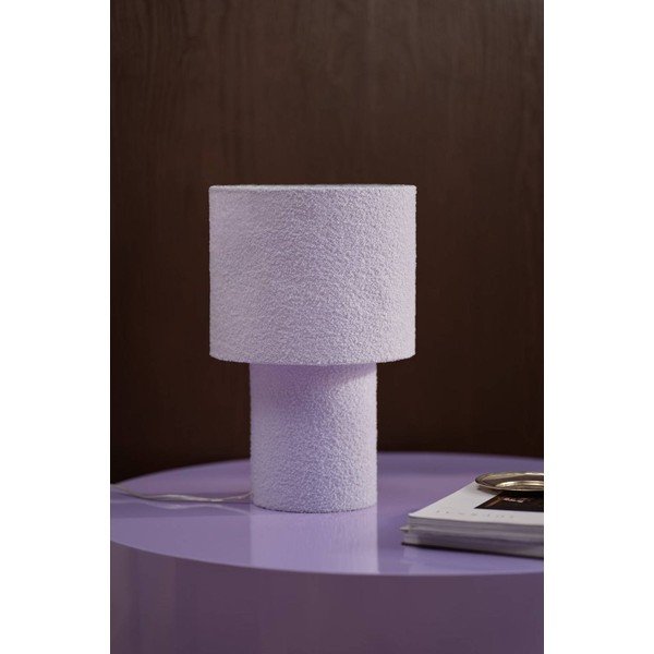Levandų spalvos iš tekstilės stalinis šviestuvas (aukštis 44 cm) Aubra – Jotex-image-2