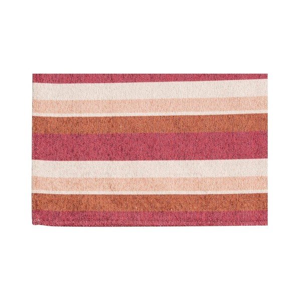 Raudona ir oranžinė kiliminė danga Floorita City Loft Stripes, 80 x 130 cm-image-1