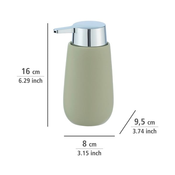 Žalias keraminis muilo dozatorius Wenko Badi-image-3