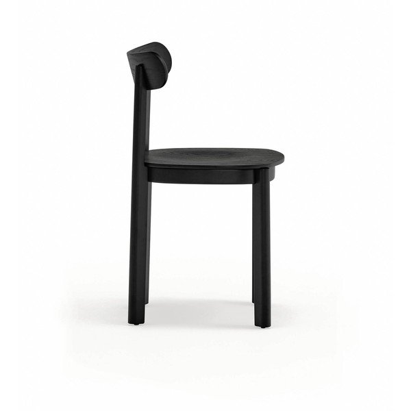 Juodos spalvos valgomojo kėdė iš uosio Nara – Teulat-image-3