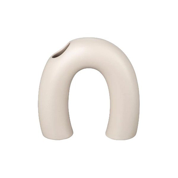Kreminės spalvos iš keramikos vaza (aukštis 12 cm) Kagetsu – Blomus