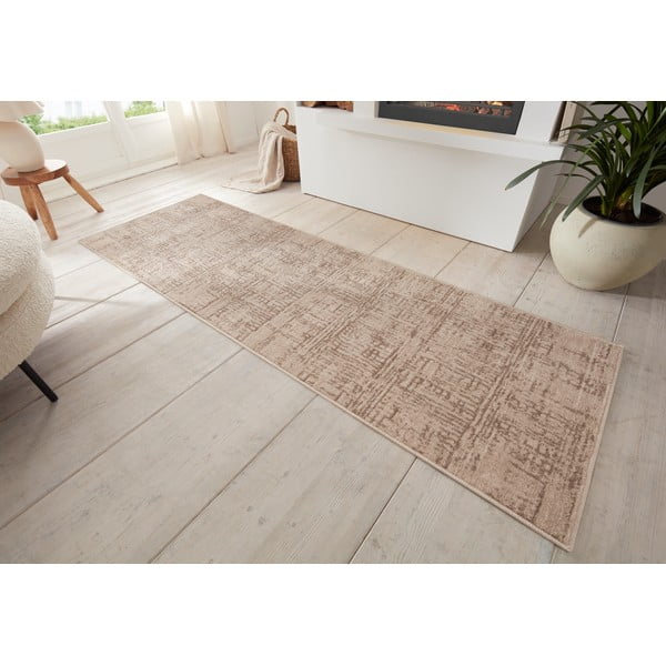 Kilimas rudos spalvos/smėlio spalvos 80x200 cm Terrain – Hanse Home-image-1