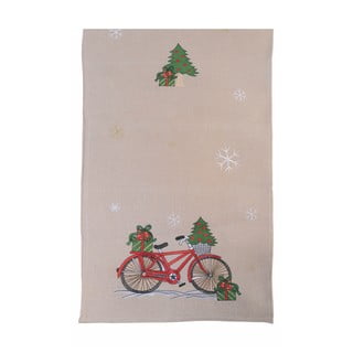 Kalėdinė staltiesė Villa d'Este Xmas Bicycle, 40 x 175 cm