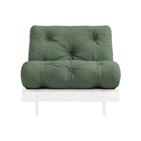 Kintamas fotelis "Karup Design" "Roots White/Olive Green-image-1