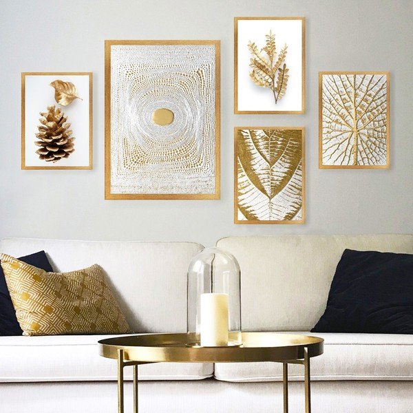 Paveikslai 5 vnt. 34x44 cm – Wallity-image-1