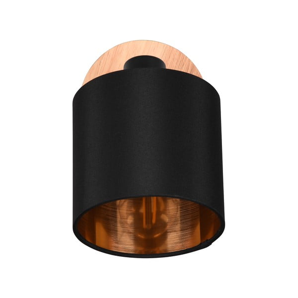 Taškinis šviestuvas juodos spalvos/natūralios spalvos ø 12 cm Tommy – Reality-image-4