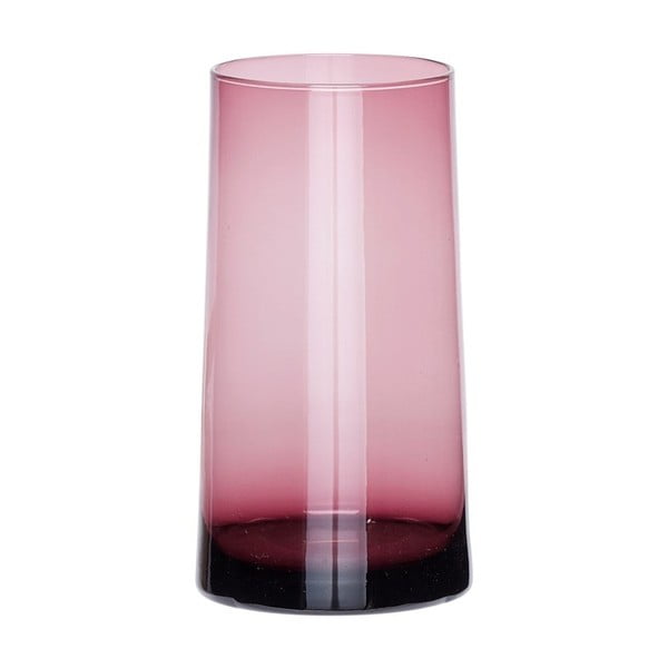 Rožinio stiklo vaza Hübsch Margit