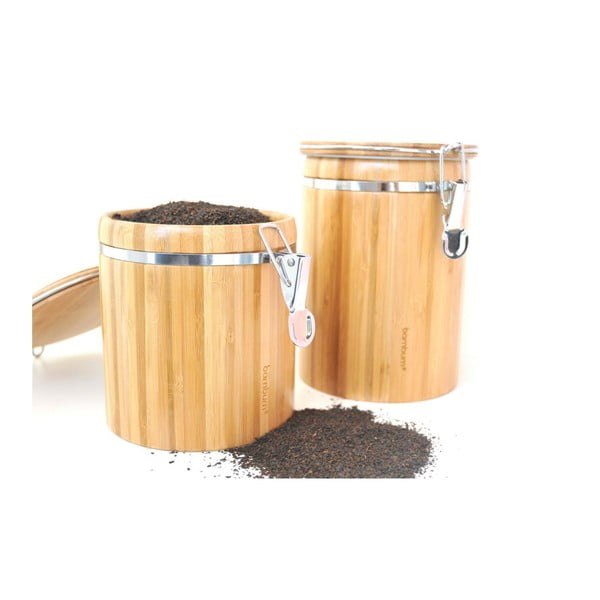 Bambuko laikymo dėžė Bambum Sante, aukštis 15 cm-image-2