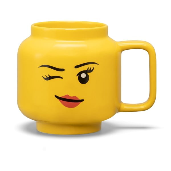 Geltonas keraminis kūdikio puodelis 530 ml Head - LEGO®