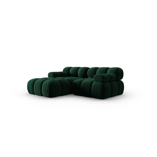 Sofa žalios spalvos iš velveto 191 cm Bellis – Micadoni Home-image-3