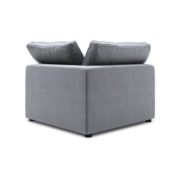 Pilka apverčiama kampinė modulinės sofos dalis Windsor & Co Sofas Galaxy-image-2