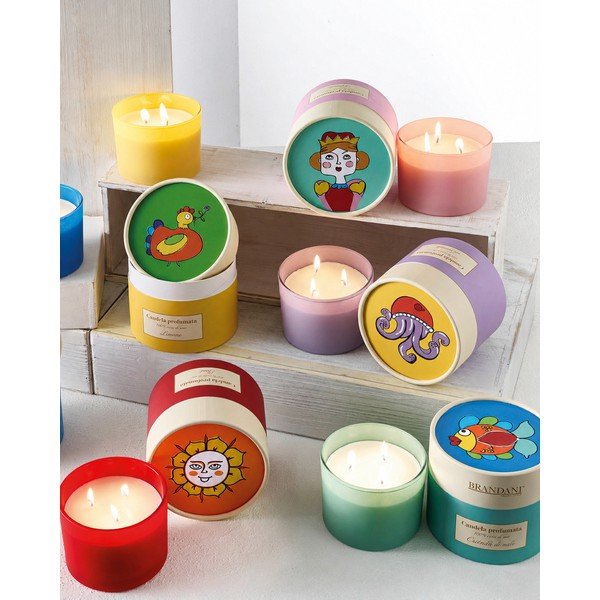 Aromatinė žvakė iš sojų vaško degimo laikas 60 h – Brandani-image-1
