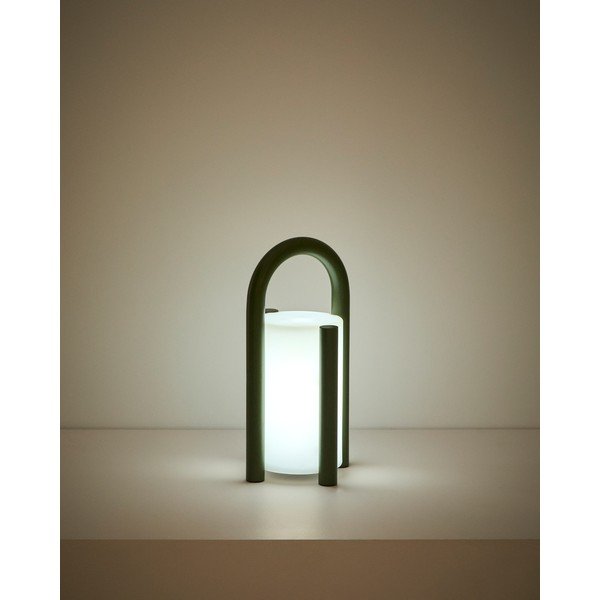 Nešiojamas lauko šviestuvas LED USB ø 14 cm Leros – Kave Home-image-4