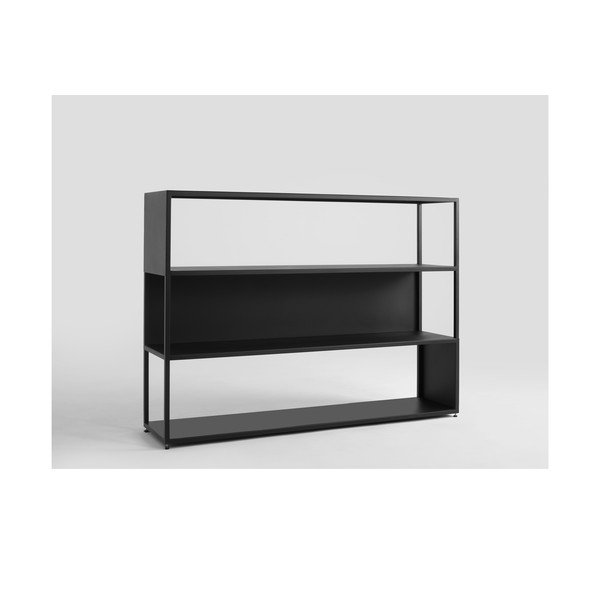 Juoda metalinė knygų spinta CustomForm Hyller Side-image-4