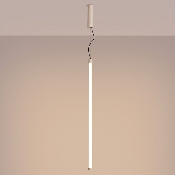 Smėlio spalvos iš metalo kabantis šviestuvas LED ø 6 cm TRANG – Thoro-image-1
