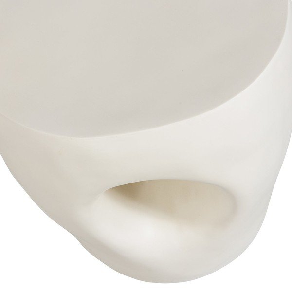 Iš plastiko apvalios formos sodo šoninis staliukas ø 40 cm Mica – WOOOD-image-4