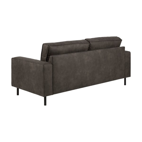 Antracito pilkos spalvos dirbtinės odos sofa Actona Jesolo, 193 cm-image-4