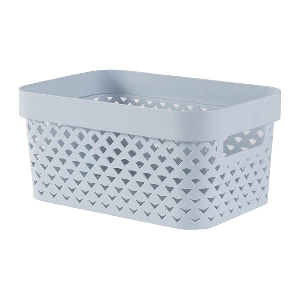 Šviesiai mėlynos spalvos iš plastiko daiktadėžė 26x17,5x12 cm Pure – Curver