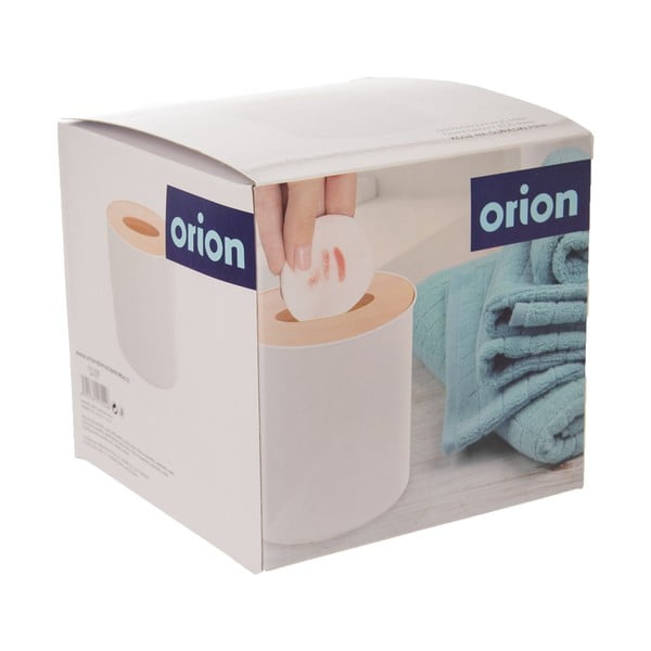 Baltos spalvos iš plastiko šiukšliadėžė biurui 1,6 l Whitney – Orion-image-3