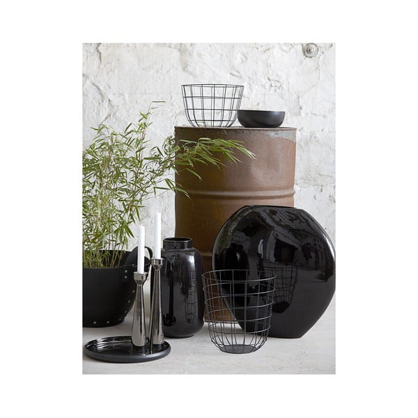Metalinis krepšys Netz Black, 20 cm-image-1