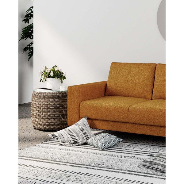 Sofa oranžinės spalvos 233 cm Fynn – Ghado-image-1