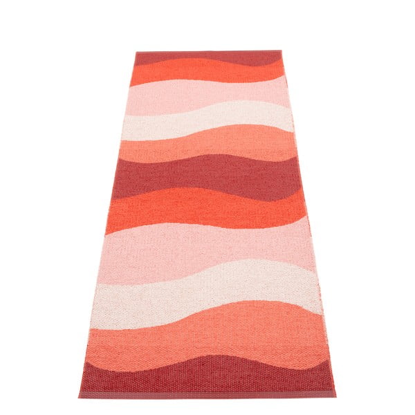 Raudonos spalvos lauko kilimas 70x200 cm Urvi Fire – Pappelina