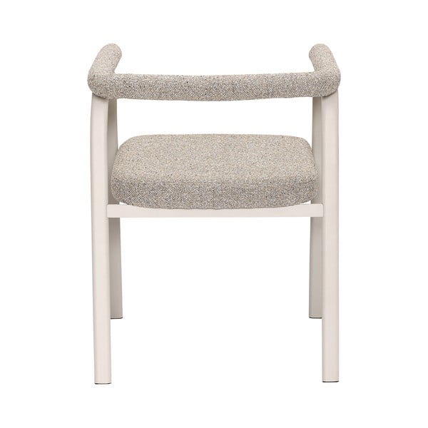 Smėlio spalvos iš audinio valgomojo kėdžių komplektas su porankiais 2 vnt. Ecto – Hübsch-image-4