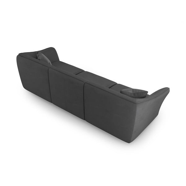 Iš boucle sofa tamsiai pilkos spalvos 292 cm Tokyo – Cosmopolitan Design-image-2