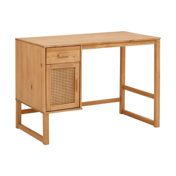 Darbo stalas iš pušies medienos 60x110 cm Jolene - Støraa-image-1