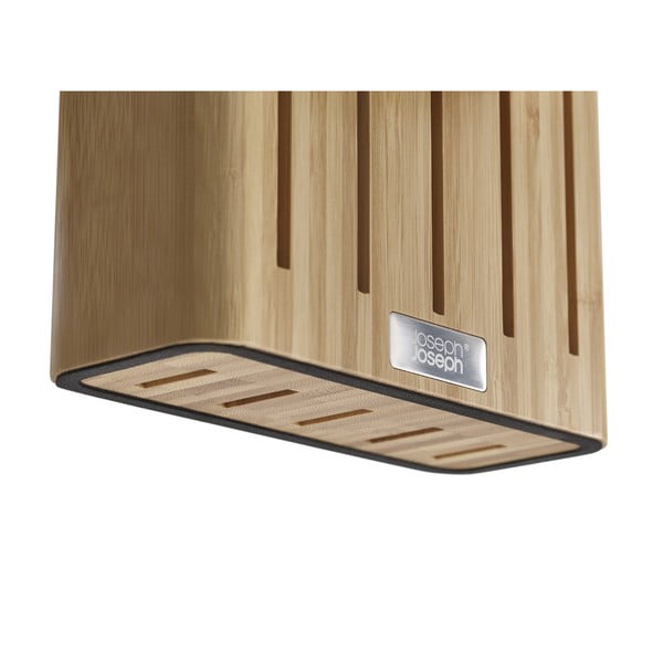 Peilių komplektas su stovu 5 vnt. su nerūdijančio plieno ašmenimis Elevate Bamboo – Joseph Joseph-image-3